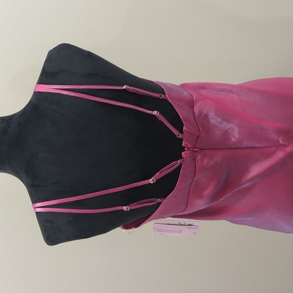 Wild Fable Pink Iridescent Evening Gown NWT! - Picture 4 of 6